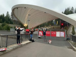 Wir sind zurück in der Eisarena in Schierke